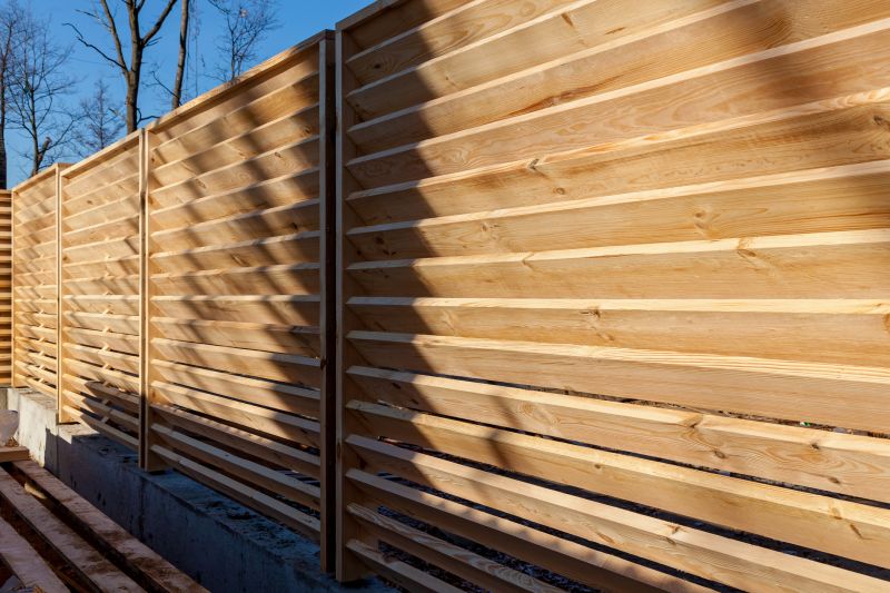 Solid Wood Fence Installation